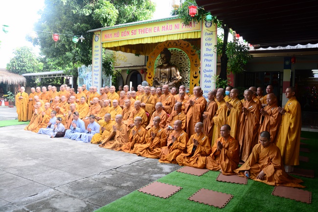 BTS GHPGVN huyện Hóc Môn tổ chức lễ Tự tứ tại chùa Quang Thọ