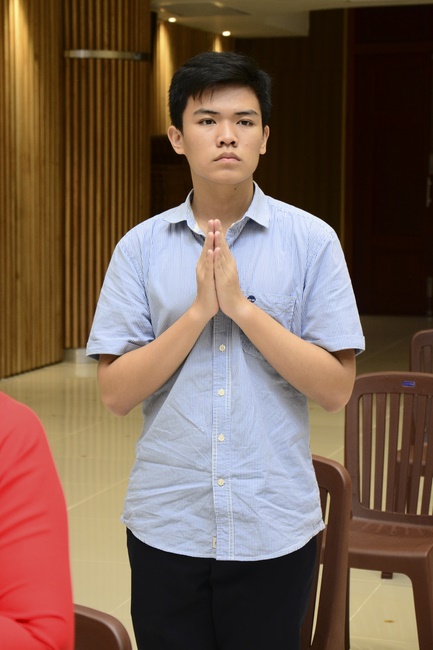 The Wedding Ceremony at the pagoda