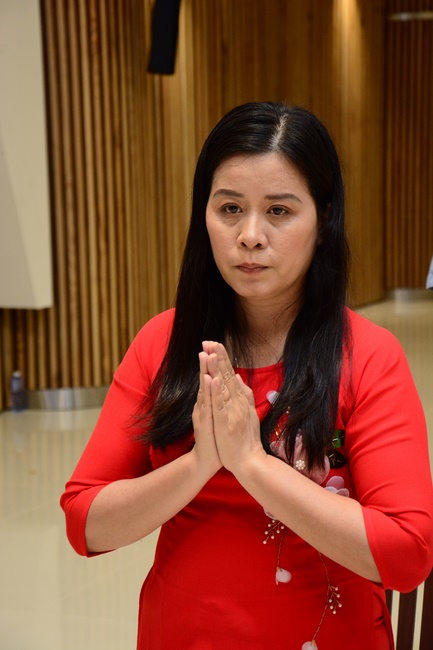 The Wedding Ceremony at the pagoda