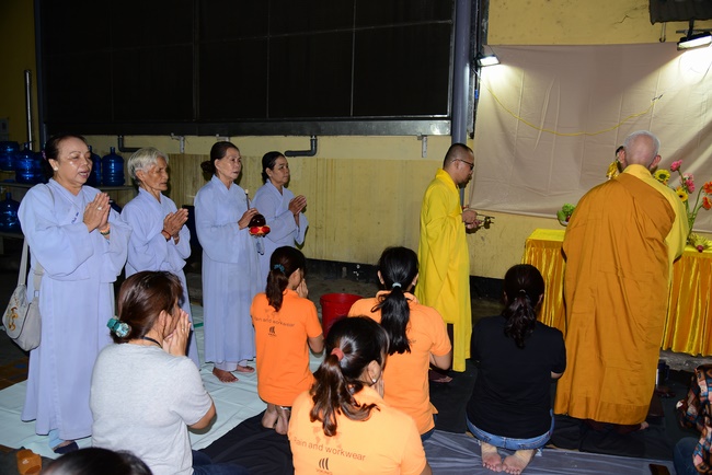 The Rite Praying for Peace at VIKING Company, Hoc Mon.