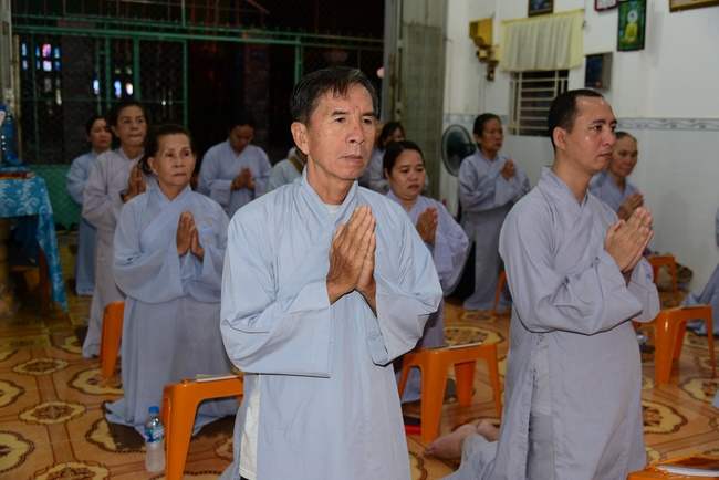 Repentant Ceremony at Minh Chat  ashram in Can Tho