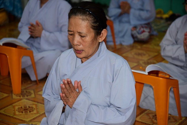 Repentant Ceremony at Minh Chat  ashram in Can Tho