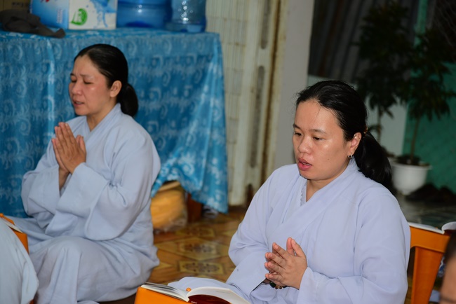 Repentant Ceremony at Minh Chat  ashram in Can Tho