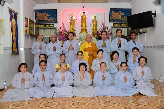 Repentant Ceremony at Minh Chat  ashram in Can Tho