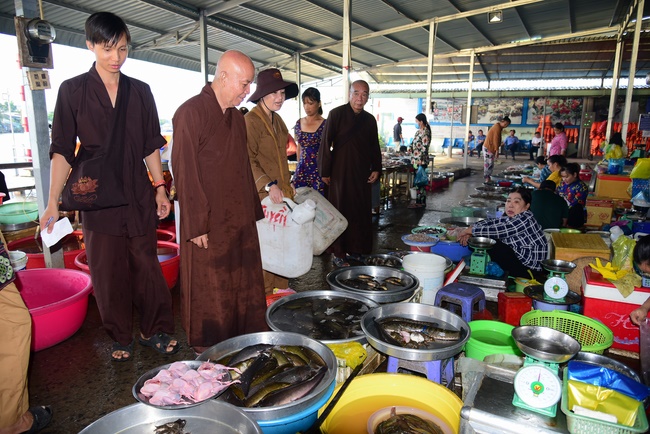 Repentant Ceremony at Minh Chat  ashram in Can Tho
