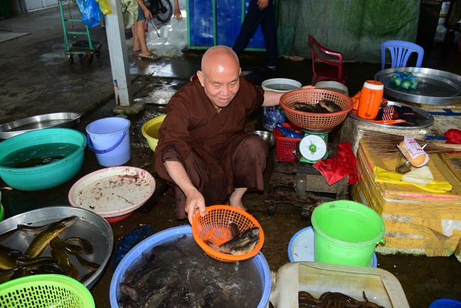Repentant Ceremony at Minh Chat  ashram in Can Tho