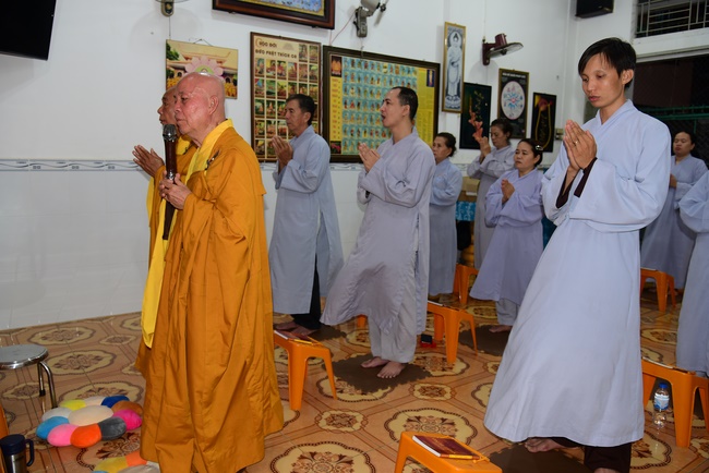 Repentant Ceremony at Minh Chat  ashram in Can Tho