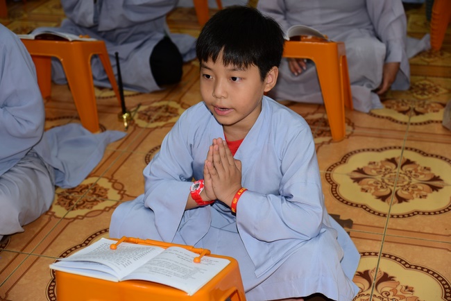 Repentant Ceremony at Minh Chat  ashram in Can Tho