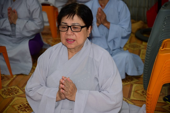 Repentant Ceremony at Minh Chat  ashram in Can Tho