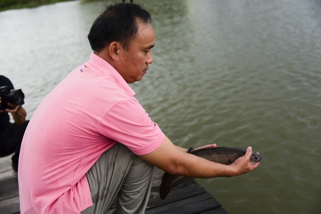 Freeing creatures at Ba Lua port in Cu Chi