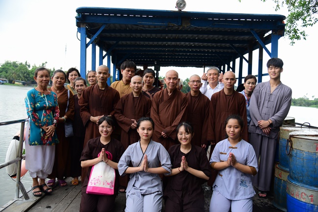 Freeing creatures at Ba Lua port in Cu Chi