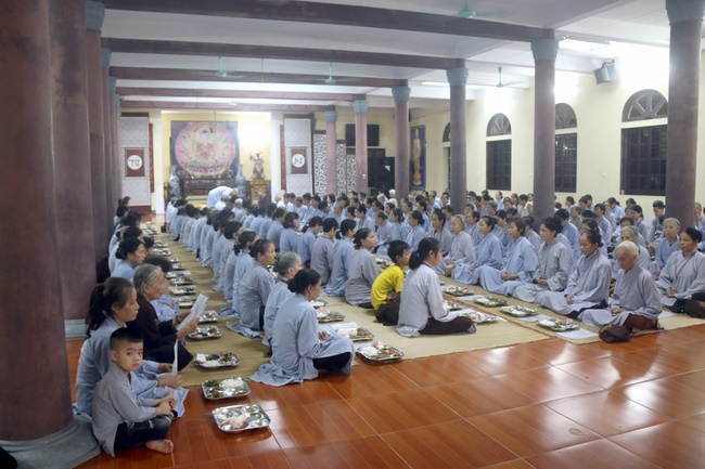 Khóa tu “Sứ Giả Như Lai” chùa Hòa Phúc