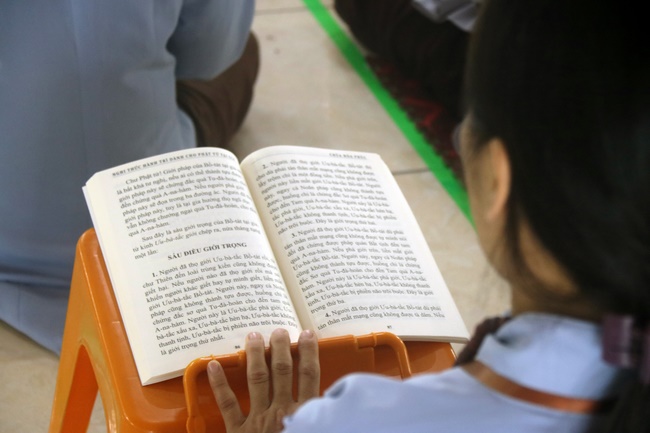 Khóa tu “Sứ Giả Như Lai” chùa Hòa Phúc