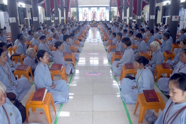 Khóa tu “Sứ Giả Như Lai” chùa Hòa Phúc