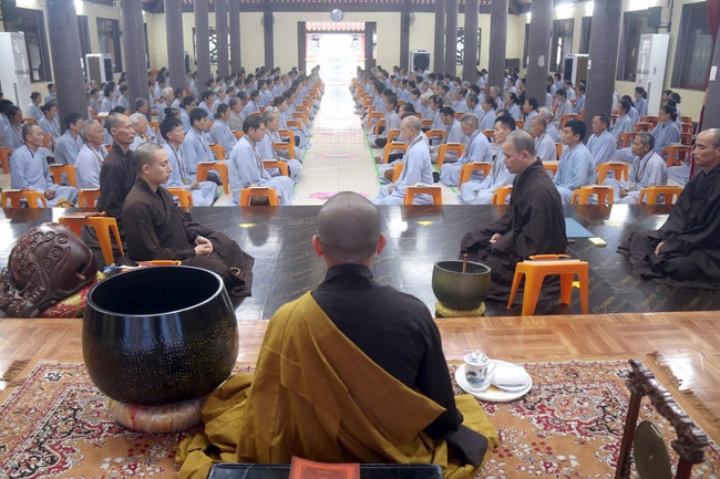 Khóa tu “Sứ Giả Như Lai” chùa Hòa Phúc