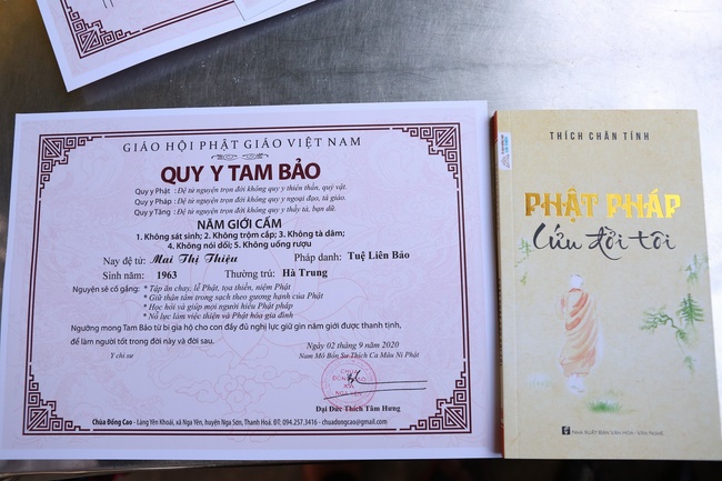 The Ullambana dharma assembly of filial piety  at Dong Cao Pagoda