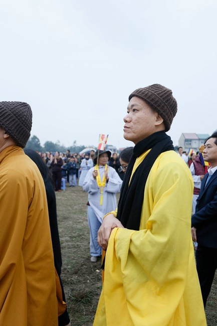 The inauguration ceremony of Buddha Shakyamuni statue 42m at Phuc Lac pagoda, Nghe An