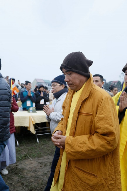 The inauguration ceremony of Buddha Shakyamuni statue 42m at Phuc Lac pagoda, Nghe An
