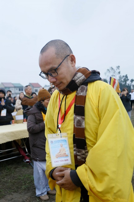 The inauguration ceremony of Buddha Shakyamuni statue 42m at Phuc Lac pagoda, Nghe An