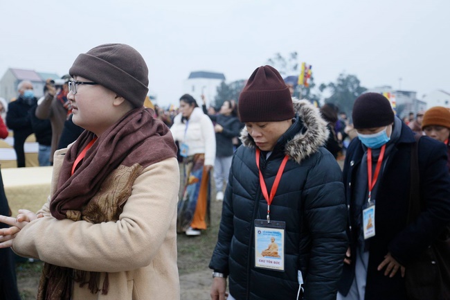 The inauguration ceremony of Buddha Shakyamuni statue 42m at Phuc Lac pagoda, Nghe An