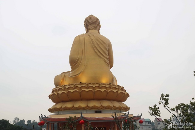The inauguration ceremony of Buddha Shakyamuni statue 42m at Phuc Lac pagoda, Nghe An