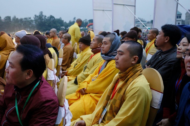 The inauguration ceremony of Buddha Shakyamuni statue 42m at Phuc Lac pagoda, Nghe An
