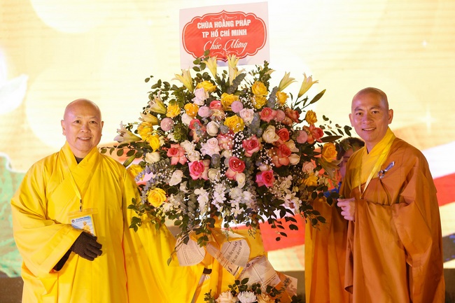 The inauguration ceremony of Buddha Shakyamuni statue 42m at Phuc Lac pagoda, Nghe An