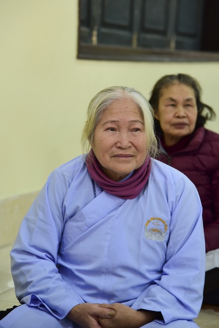 Three-Jewel  Refuge Ceremony at Tay Khanh Pagoda in Thai Binh