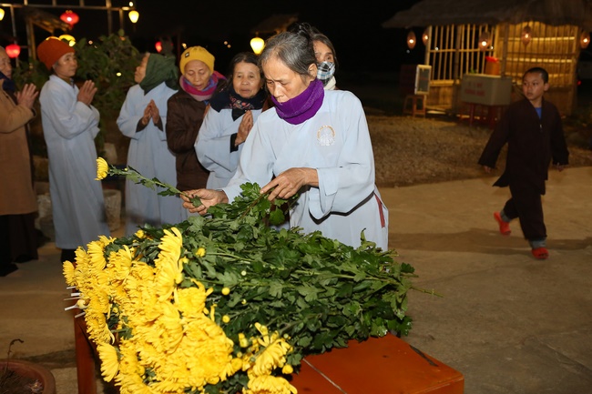 Dong Cao pagoda celebrating achievement enlightenment of Bodhisattva Siddhartha