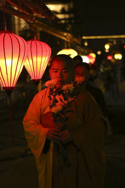 Dong Cao pagoda celebrating achievement enlightenment of Bodhisattva Siddhartha