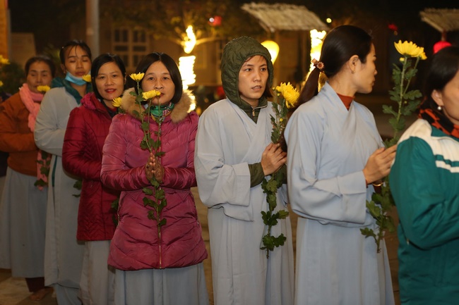 Dong Cao pagoda celebrating achievement enlightenment of Bodhisattva Siddhartha