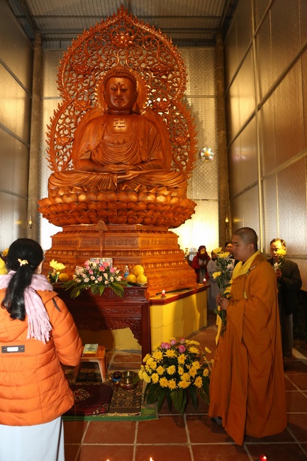 Dong Cao pagoda celebrating achievement enlightenment of Bodhisattva Siddhartha