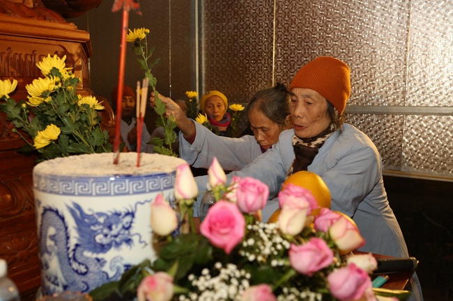Dong Cao pagoda celebrating achievement enlightenment of Bodhisattva Siddhartha