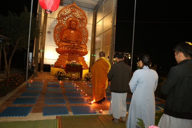 Dong Cao pagoda celebrating achievement enlightenment of Bodhisattva Siddhartha