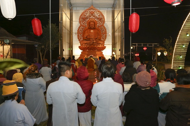 Dong Cao pagoda celebrating achievement enlightenment of Bodhisattva Siddhartha