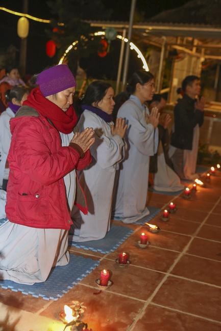 Dong Cao pagoda celebrating achievement enlightenment of Bodhisattva Siddhartha