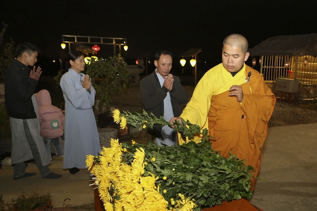 Dong Cao pagoda celebrating achievement enlightenment of Bodhisattva Siddhartha