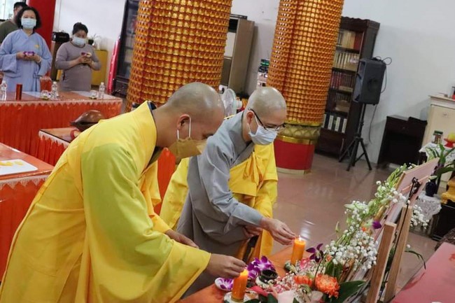 Commemoration Ceremony to Great Master Thich Pho Tue and the rite chanting compassion mantra at Lingyin Temple, Taiwan