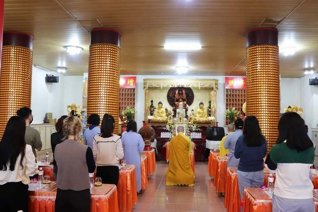 Commemoration Ceremony to Great Master Thich Pho Tue and the rite chanting compassion mantra at Lingyin Temple, Taiwan