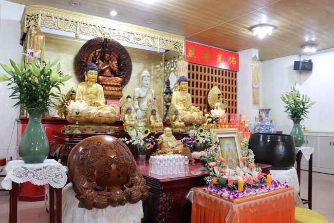 Commemoration Ceremony to Great Master Thich Pho Tue and the rite chanting compassion mantra at Lingyin Temple, Taiwan