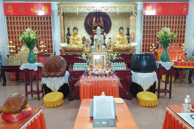 Commemoration Ceremony to Great Master Thich Pho Tue and the rite chanting compassion mantra at Lingyin Temple, Taiwan