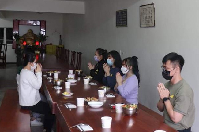 Commemoration Ceremony to Great Master Thich Pho Tue and the rite chanting compassion mantra at Lingyin Temple, Taiwan