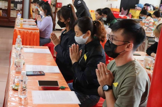 Commemoration Ceremony to Great Master Thich Pho Tue and the rite chanting compassion mantra at Lingyin Temple, Taiwan