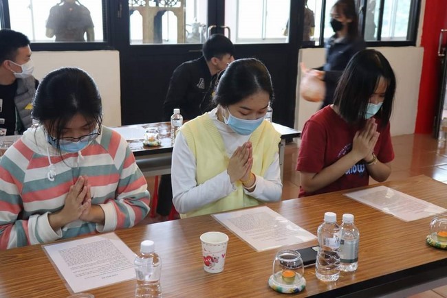 Commemoration Ceremony to Great Master Thich Pho Tue and the rite chanting compassion mantra at Lingyin Temple, Taiwan