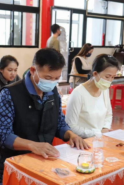 Commemoration Ceremony to Great Master Thich Pho Tue and the rite chanting compassion mantra at Lingyin Temple, Taiwan