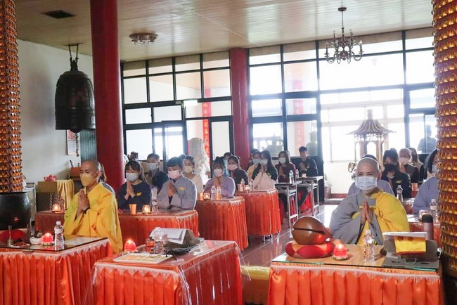 Commemoration Ceremony to Great Master Thich Pho Tue and the rite chanting compassion mantra at Lingyin Temple, Taiwan