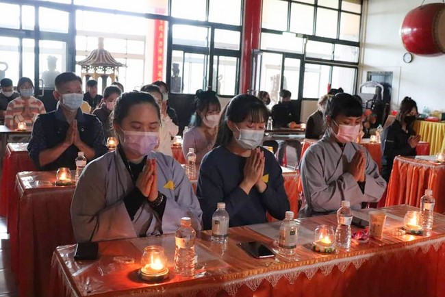 Commemoration Ceremony to Great Master Thich Pho Tue and the rite chanting compassion mantra at Lingyin Temple, Taiwan