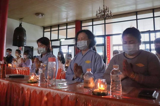 Commemoration Ceremony to Great Master Thich Pho Tue and the rite chanting compassion mantra at Lingyin Temple, Taiwan