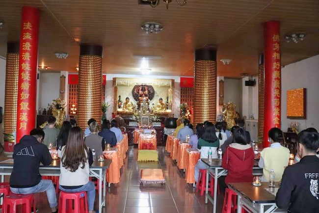 Commemoration Ceremony to Great Master Thich Pho Tue and the rite chanting compassion mantra at Lingyin Temple, Taiwan