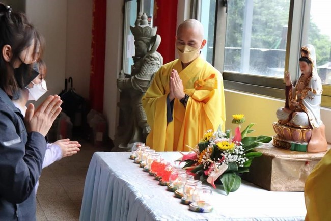 Commemoration Ceremony to Great Master Thich Pho Tue and the rite chanting compassion mantra at Lingyin Temple, Taiwan